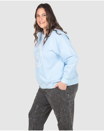 Love Your Wardrobe - LYW & Co Print Sweat Top