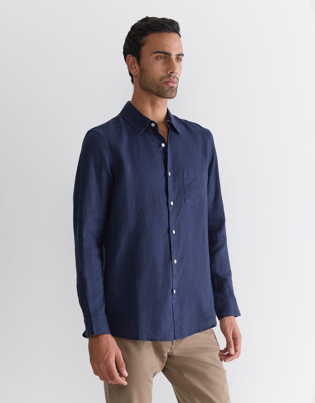 Sportscraft - Long Sleeve Linen Shirt