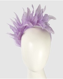 Max Alexander - Modern Lilac Racing Fascinator