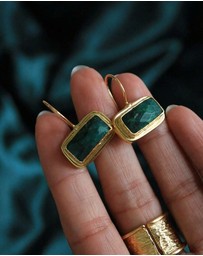 Ottoman Hands - Noa Emerald Drop Earrings