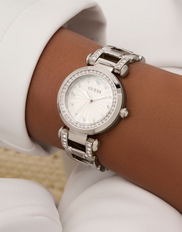 GUESS - GUESS Ladies Silver Tone Analogue Watch