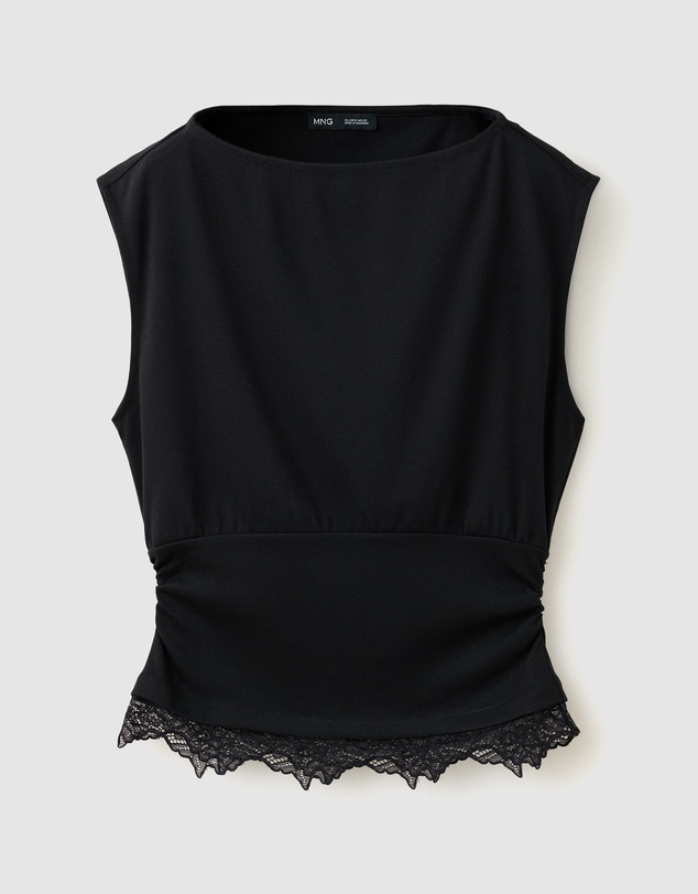 M.N.G - Lacy T-Shirt