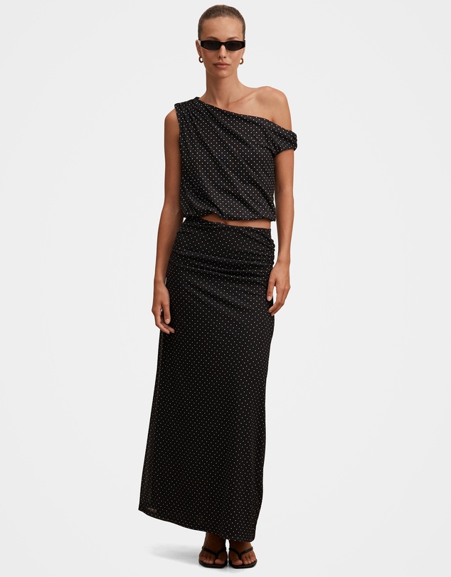 Forever New - Mila Tipped Shoulder Drape Top