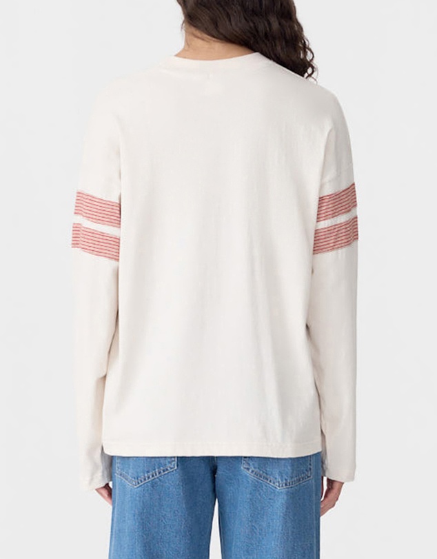 Bassike - Boxy Rib Insert LS T-Shirt