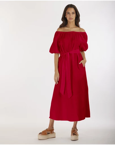 Amelius - Wren Linen Maxi Dress