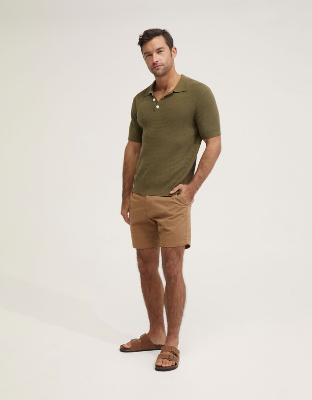 Oxford - Tom Cotton Stretch Shorts