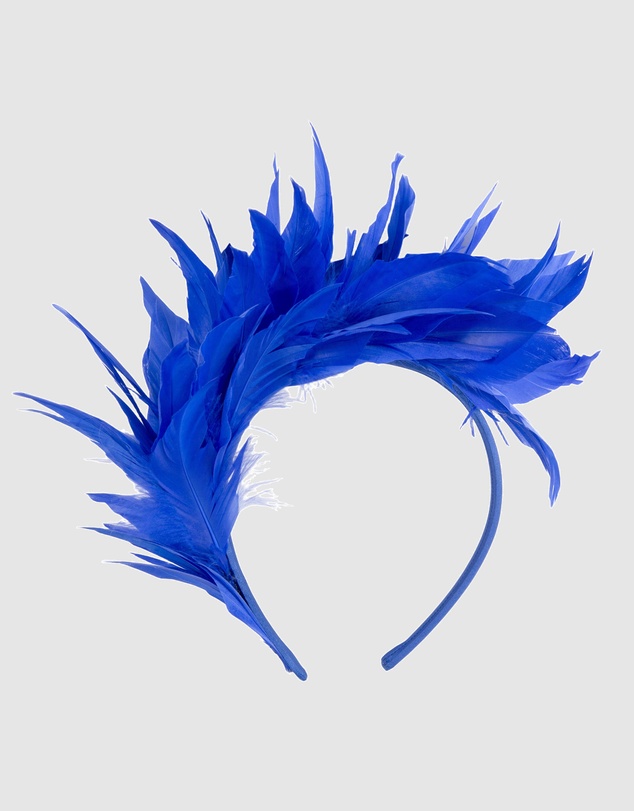 Max Alexander - Modern Royal Blue Racing Fascinator