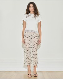 Maison Essentiele - Silk Chiffon Midi Skirt
