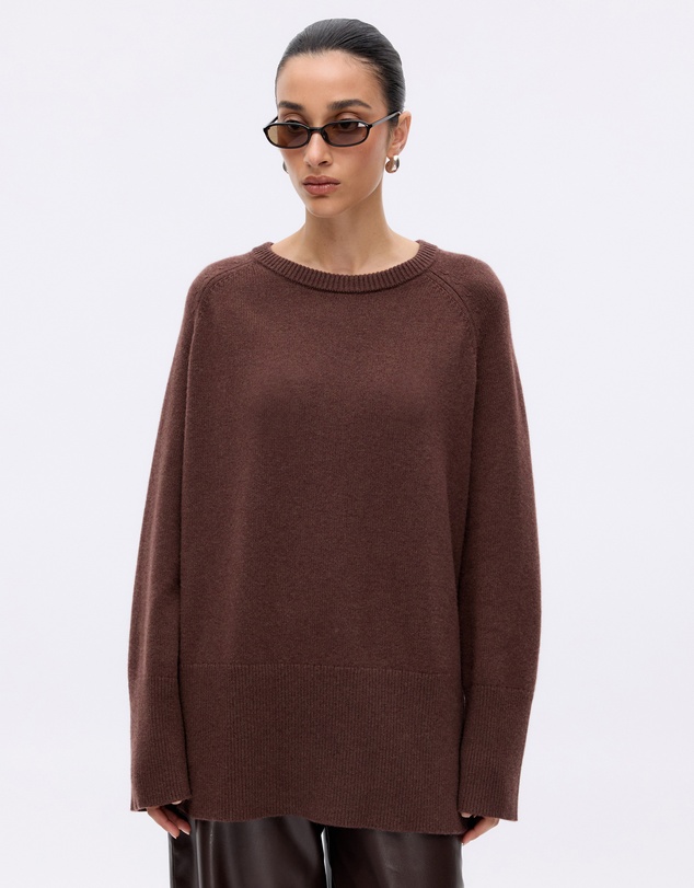 Minima Esenciales - Emi Oversized Wool Cashmere Blend Knit
