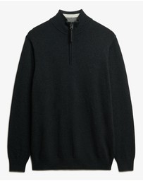 Superdry - Slim Fit Essentials Cotton Half Zip