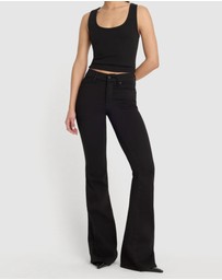 Good American - Never Fades Good Legs Flare Jeans