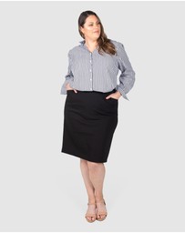 Love Your Wardrobe - Margot Bengaline Skirt
