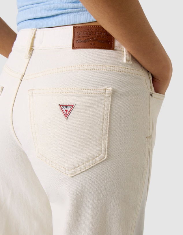 GUESS - GUESS JEANS G11 Wide Leg High-Rise Twisted Jeans
