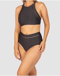 Baku Swimwear - Rococco Lace High Waist Bikini Bottom