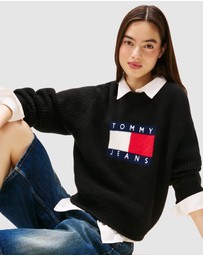 Tommy Jeans - Melange Flag Sweater