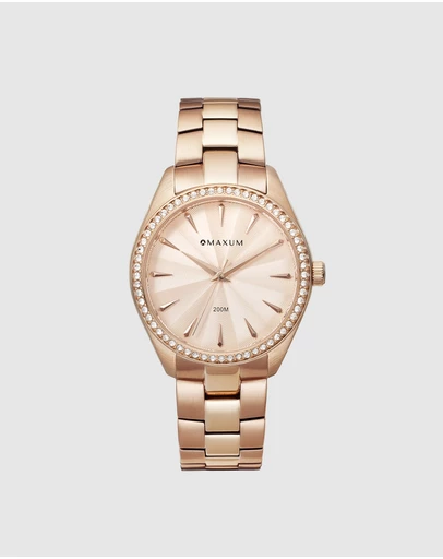 Maxum - Sydney - Rose Gold Tone Dial, Rose Gold Tone Case & Bracelet