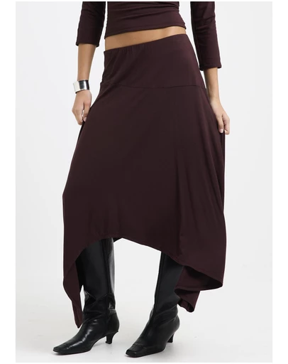 Alice In The Eve - Sage Handkerchief Maxi Skirt