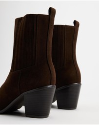 Atmos&Here - Juno Cowboy Ankle Boots