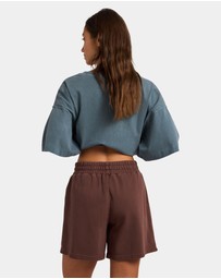 Roxy - Womens All Day Elastic Waist Shorts