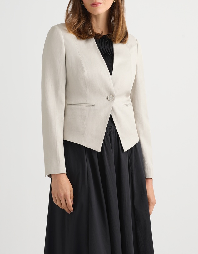 David Lawrence - Liliosa Linen Blend Jacket