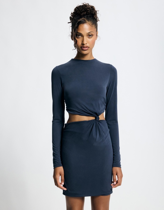 Lover - Juno Knot LS Mini Dress