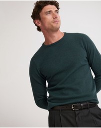Oxford - Crew Neck Pure Merino Wool Pullover
