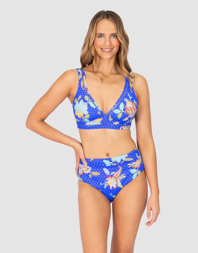 Baku Swimwear - Spice Temple D/DD Cup Longline Bikini Bra Top