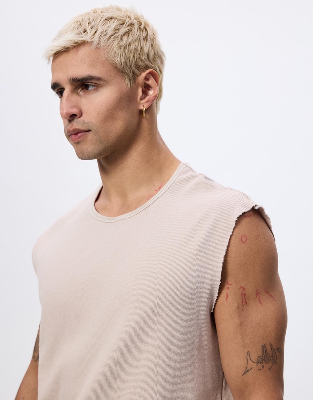 Surrounded By Ghosts - The Tetradymite Rib Knit Muscle T-Shirt