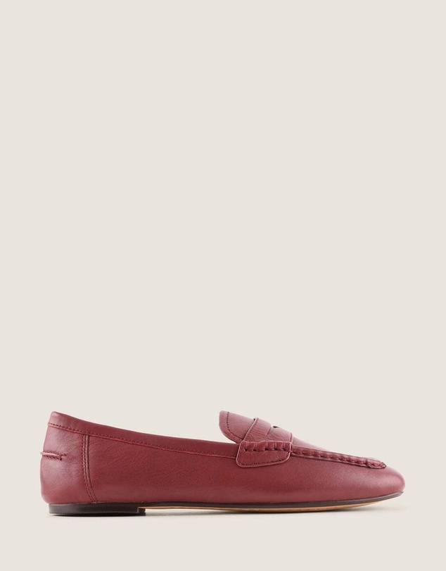 Shelly Shen - Kennedy Loafers Burgundy Leather