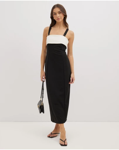 Dazie - Living Life Two Tone Midi Dress