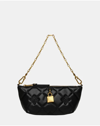Steve Madden - BEnno Black/Gold Handbag