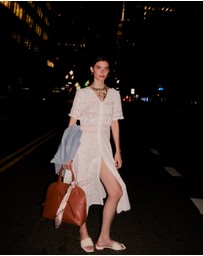 Belle & Bloom - Summer Breeze Lace Midi Dress