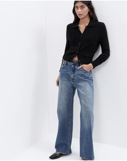UNISON - Collared Button Through Knit