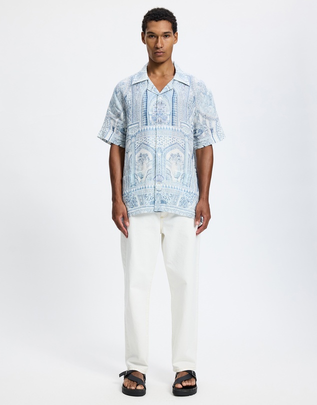 Camilla - Short Sleeve Cabana Shirt