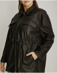 Atmos&Here Curvy - Calista PU Jacket