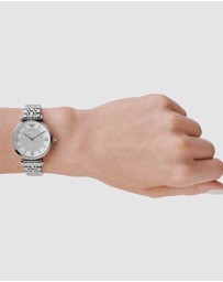 Emporio Armani - Silver Tone Analogue Watch