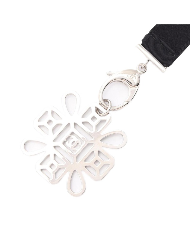 Pre-Loved by Azura Reborn - Pre-Loved Stainless Steel Crystal CC Cross Lanyard Necklace