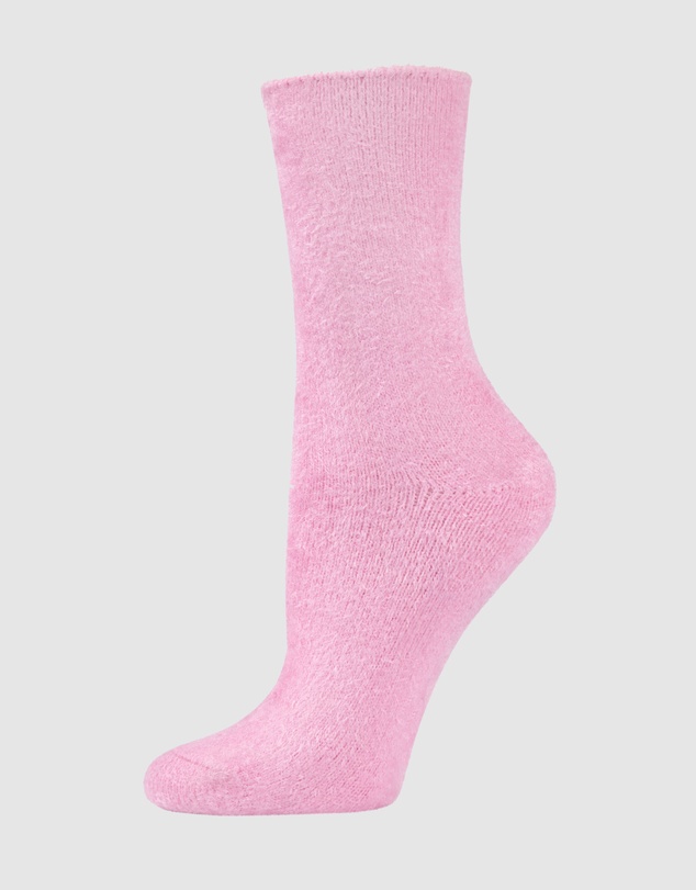 Bamboozld - 3 Pack Fluffy Bamboo Lounge Bed Crew Socks