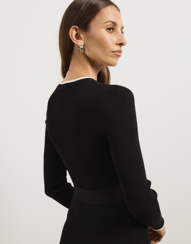 Atmos&Here - Maci Fitted Midi Knit Dress