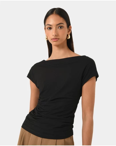 Forcast - Mia Off Shoulder Jersey Top