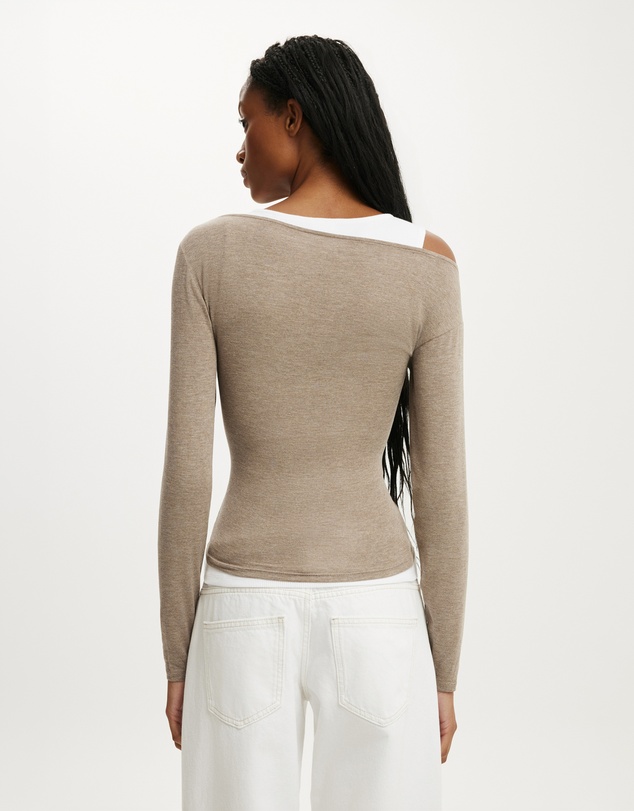 Cotton On - Morgan Layered Long Sleeve Top