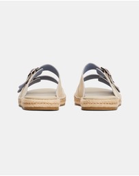 Tommy Hilfiger - Flex Jutte Hilfiger Suede Sandals - Men's