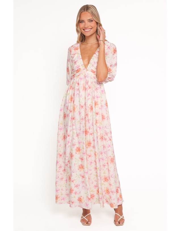 Petal & Pup - Andara Maxi Dress - White Floral