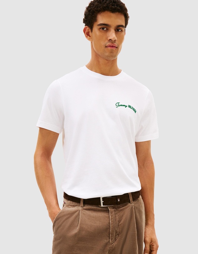 Tommy Hilfiger - Back Logo Jersey Crew Neck T-Shirt