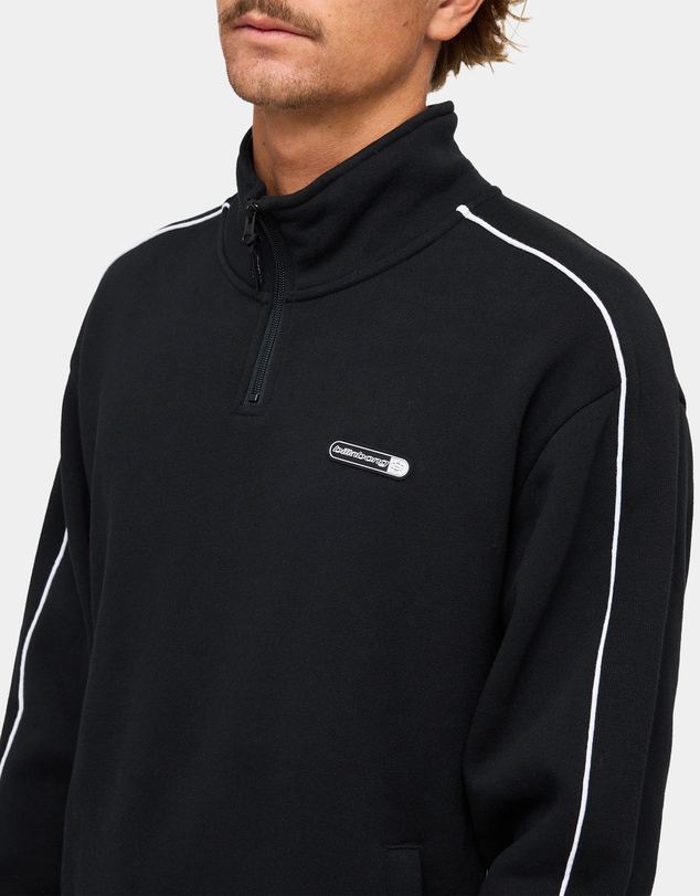 Billabong - Mens Spec Panelled 1/4 Zip Mock Neck Fleece Top