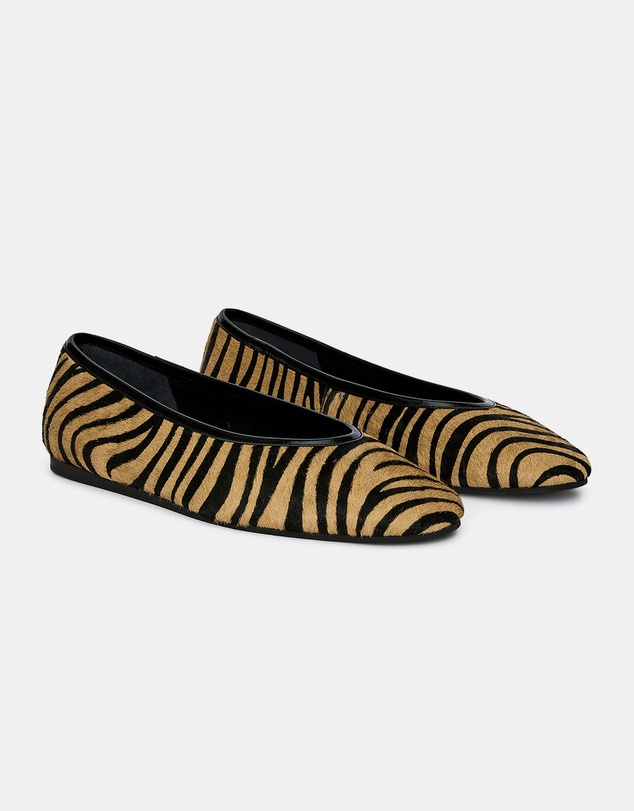 ARKET - Pony Hair-Effect Ballerinas