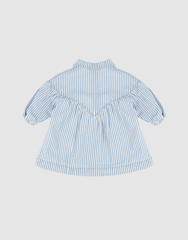 Fox & Finch - Winter Vacay Stripe Denim Dress - Babies