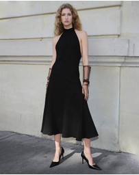 M.N.G - Halter-Neck Dress With Open Back