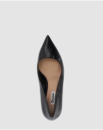 Dune London - Angelina - Black Reptile