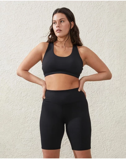 Cotton On Body Active - Highwaisted Mid Length Bike Short